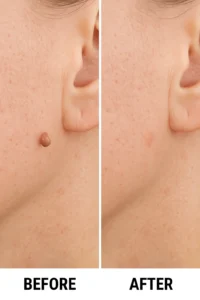 Skin tags removal Feltham before and after