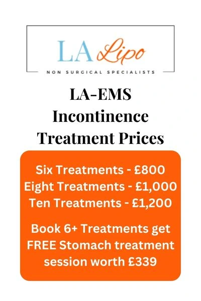 LA-EMS Incontinence Treatment Prices Feltham
